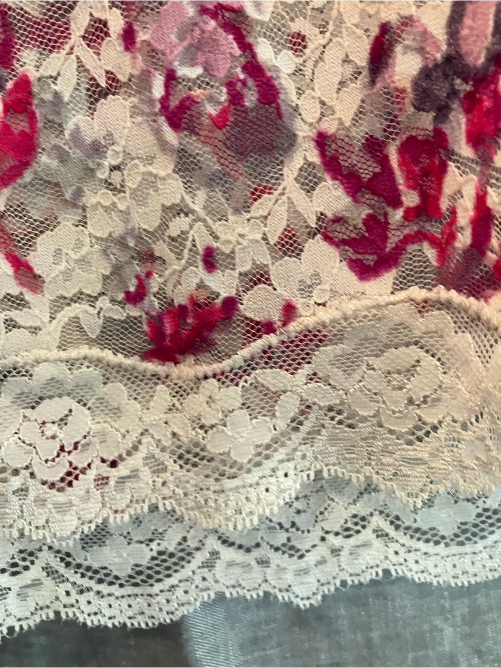 Free People Y2K Lace Layering Top